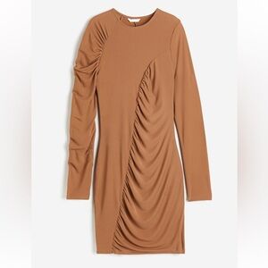 H&M Draped Ruched Dress NWT Size Medium